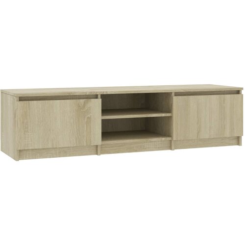 Maison Chic TV omarica - TV stojalo - Televizijska omarica sonoma hrast 140x40x35,5 cm iverna plošča, (21701953) Cene