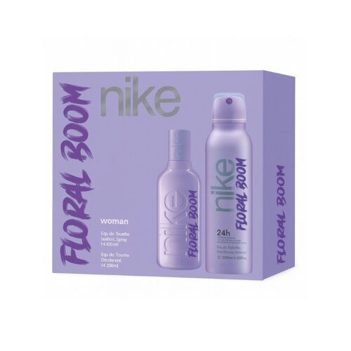 Nike Ženski toaletni set Floral Boom, EDT, 100 ml + Dezodorans, 200 ml Slike