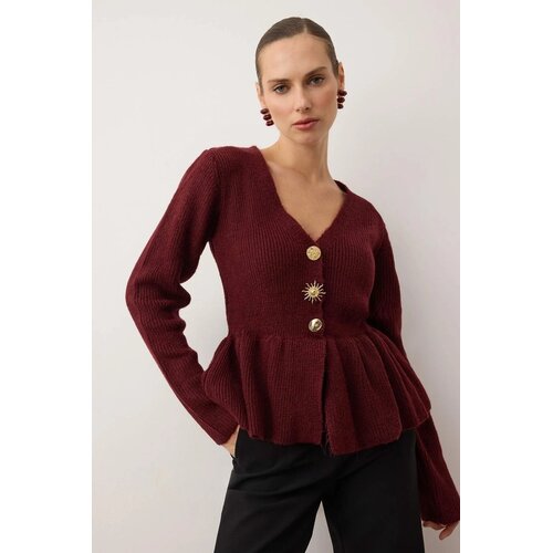 TRENDYOLMILLA Ženski kardigan Twoaw26Hi00221, bordo Cene