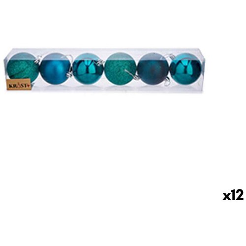  Set božićnih kuglica Plava Plastika Ø 7 cm (12 kom.) Cijene