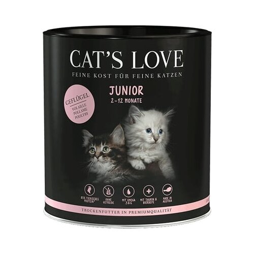 Cat&amp;#039;s Love Suha hrana za mačke &amp;quot;Junior Poultry&amp;quot; - 400 g Slike