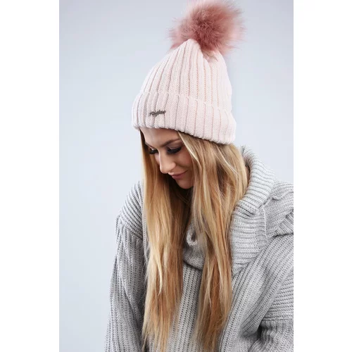 Fasardi Light pink winter hat