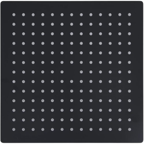  Glava za tu&amp;scaron; od nehrđajućeg čelika 30 x 30 cm četvrtasta crna Slike