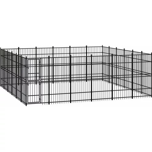 vanjski kavez za pse čelični 33 18 m²