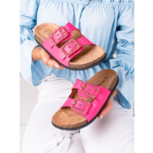 TRENDI FLIP-FLOPS WITH DECORATIVE BUCKLES Slike