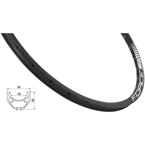  OBRUČ FORCE BASIC DISC 622X18 36R Slike