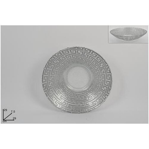 Zdjela 29CM STAKLO SREBRNA XNA21013651 Slike