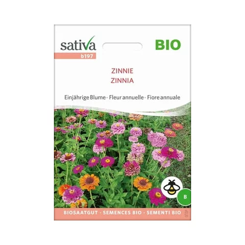 Sativa Bio enoletna cvetlica "Cinija"