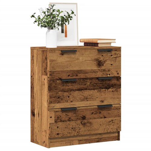 VidaXL Komoda starinski les 60x30x70 cm inženirski les Slike