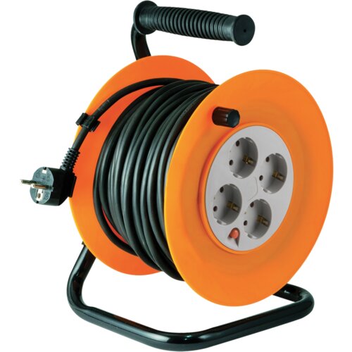 Home Motalica za kabl, 40 met., H05VV-F, 3 x 1.0 mm², IP20 - HJR 4-40 Cijene