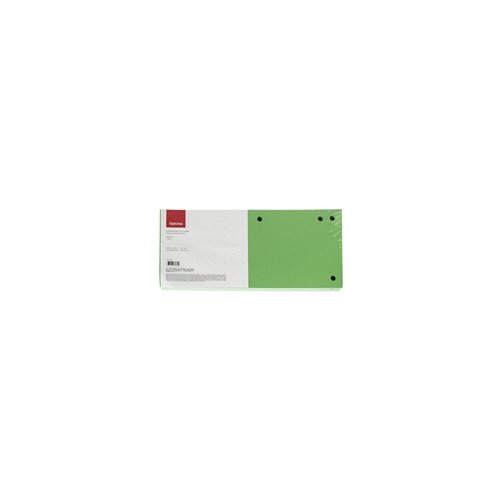 Optima Pregrada kartonska 240 x 105 mm, 100 komada, zelena Slike