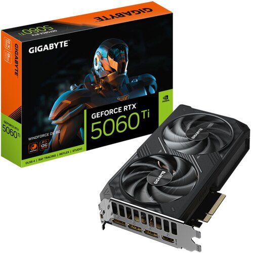 Gigabyte GeForce RTX 5060 Ti WINDFORCE OC 8G NVIDIA 8 GB GDDR7 Slike