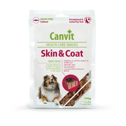 Canvit Health Care Snacks pribolj&scaron;ki za zdravo kožo in dlako psa - 200 g Cene