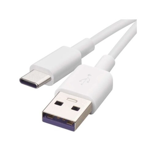 Kabel USB-A / USB-C, 2.0, polnjenje, podatki, 1,5 m, bela Cene