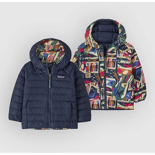 Patagonia Reversible Down Kids Jacket new navy Cene