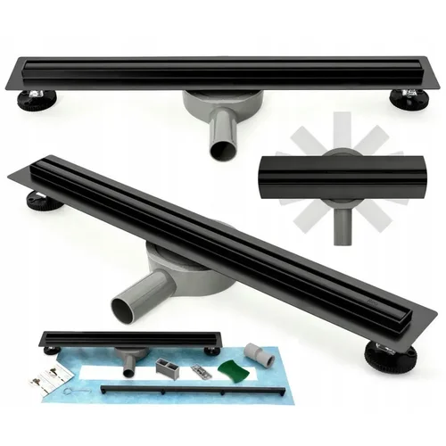 REA Bath REA LINEARNI ODVOD NEO SLIM PRO BLACK 70