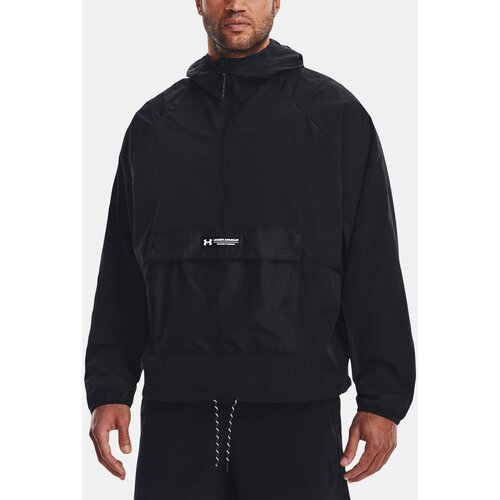 Under Armour Jacket UA Rush Woven 1/2 Zipper Anorak-BLK - Men Slike