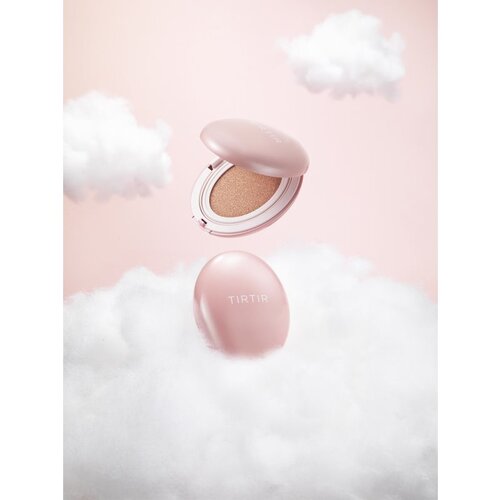 TIRTIR Mask Fit Aura Cushion Mini matirajući puder u spužvici nijansa 23N Sand 4.5 g Slike