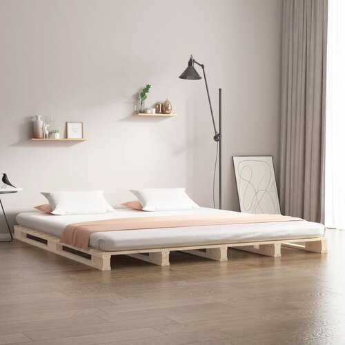  Posteljni okvir 180x200 cm trdna borovina 6FT Slike