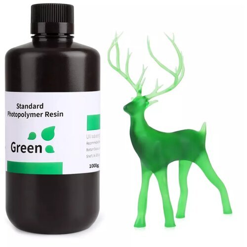 Elegoo standard resin 1kg - clear green Slike