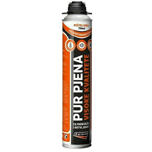 Texo PU pjena za pištolj Standard (750 ml) Cijene