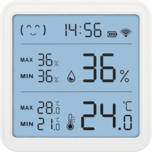 Home Pametni mjerač temperature i vlažnosti, LCD, sat - HSTHC Cijene