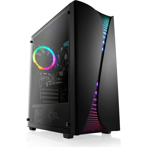 CSL Computer CSL Gaming PC M11610H, AMD Ryzen 5 9600X (6x3900 MHz), GeForce RTX 3050, 16 GB DDR5-RAM, SSD 500 GB, Windows 11 Home, (5000312567) Cene