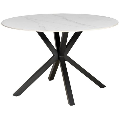 MID.YOU Jedilna Miza Birmingham, Keramika, Bela, &amp;Oslash; 118cm Slike
