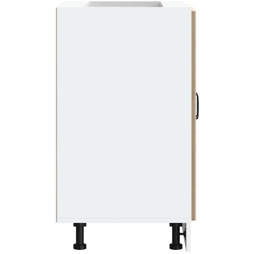 VidaXL Osnovna omarica za umivalnik Lucca sonoma hrast inženirski les Slike