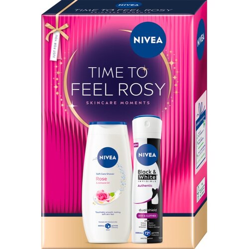 Nivea Time to Feel Rosy darilni set za telo Slike