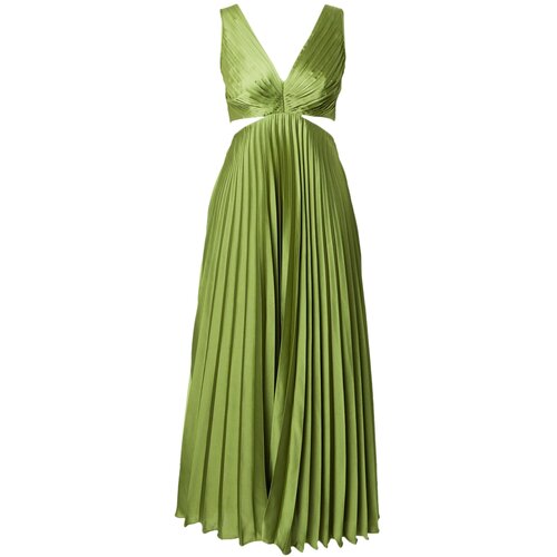Abercrombie &amp;amp; Fitch Koktejl obleka zelena Slike
