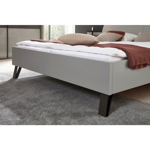 Dieter Knoll POSTELJNA GARNITURA 180 cm x 200 cm , steklo, tekstil, leseni material rjava, siva Slike
