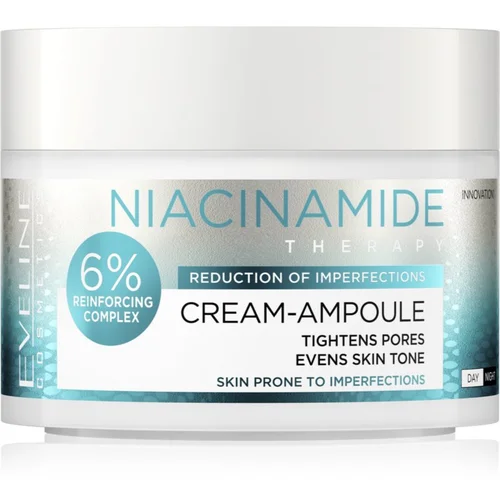 Eveline Cosmetics Cream-Ampoule Niacinamide hidratantna krema za nepravilnosti na koži lica 50 ml