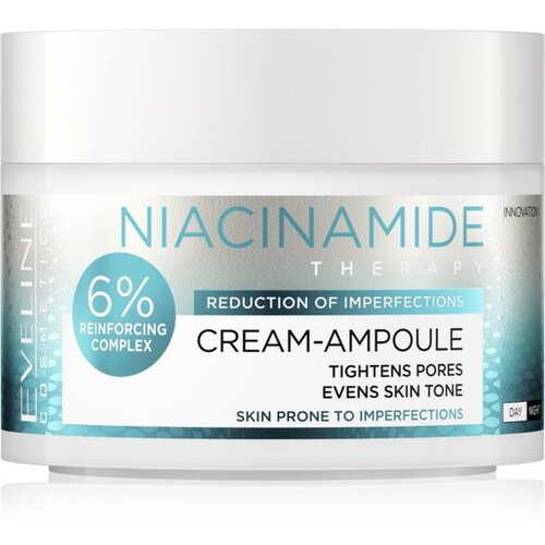 Eveline Cosmetics Cream-Ampoule Niacinamide vlažilna krema proti nepravilnostim na koži 50 ml Slike