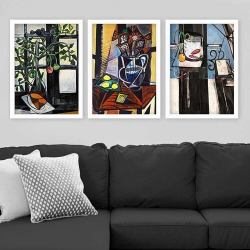 Wallity Set uramljenih slika 3BC_UNPP04, 3 Dela Cene