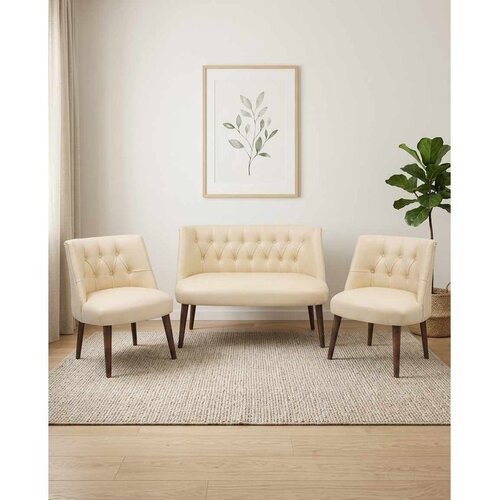 Atelier Del Sofa Az-Tkmln-01-Cvz set od 2 fotelje i dvoseda, krem Cene
