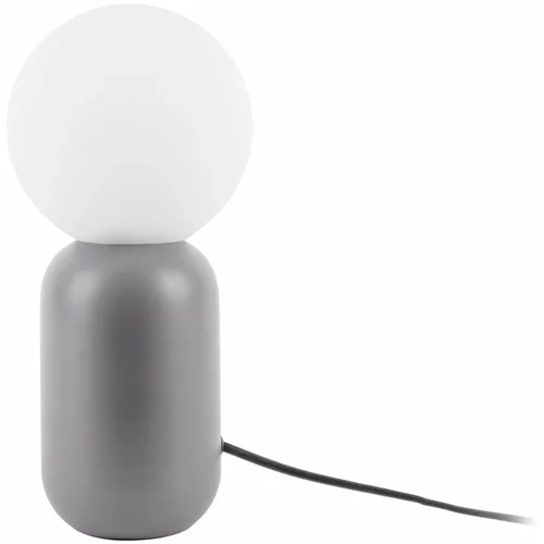 Leitmotiv svijetli siva stolna lampa Laitmotiv Gala, visina 32 cm
