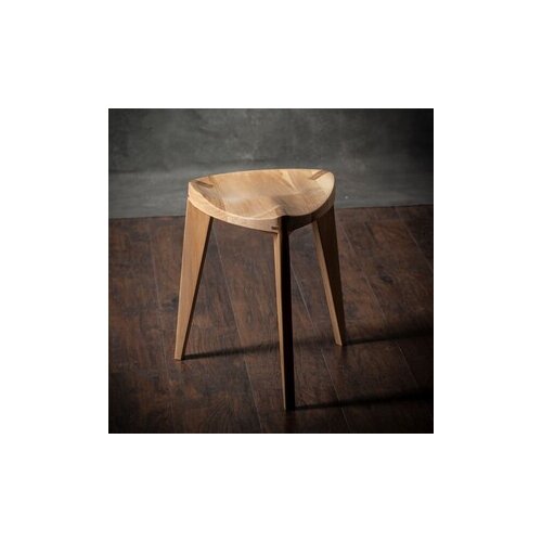  meda furniture drvena hoklica orah natur l Cene