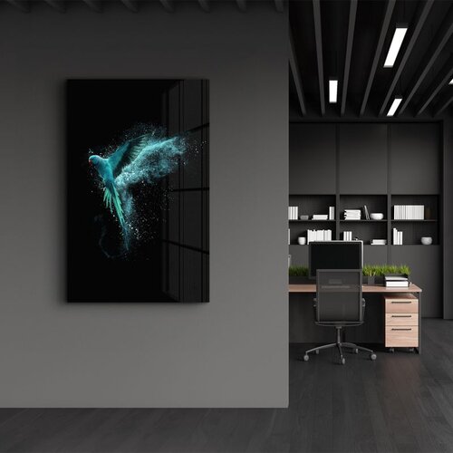 WALLXPERT CAM-5085 - Vi&scaron;enamenska Tempered Staklena Slika 35 x 55 cm Cene