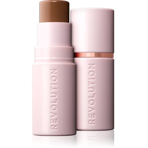 Makeup Revolution Skin Silk Bronzer Stick kremasti bronzer v paličici odtenek Sunkissed 4.5 g Slike