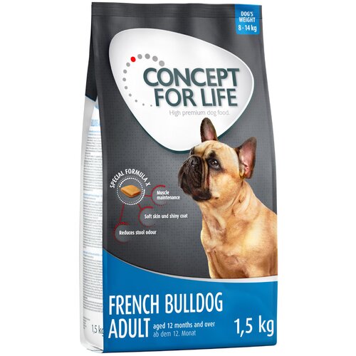 Concept for Life French Bulldog Adult - 1,5 kg Cene