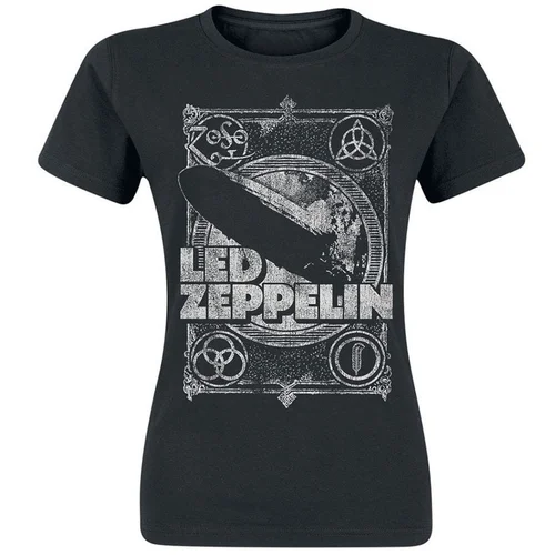 Led Zeppelin Košulja Vintage Print LZ1 Black 2XL