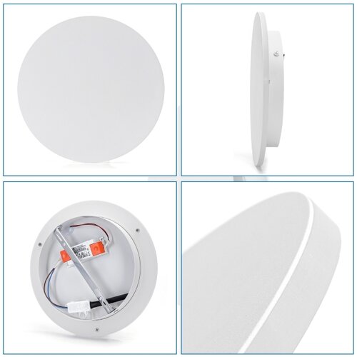 Aigostar led zidno svetlo LED/12W/230V 6500K 25 cm belo Slike