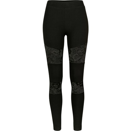 UC Ladies Women's leggings with laces black Slike
