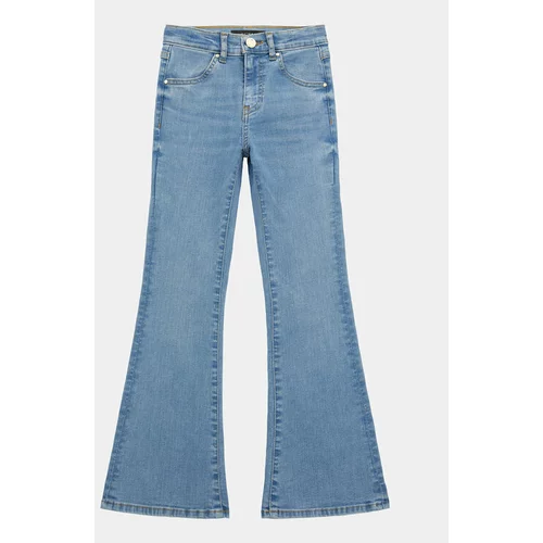 Guess Jeans hlače J3YA03 D52V0 Mornarsko modra Regular Fit