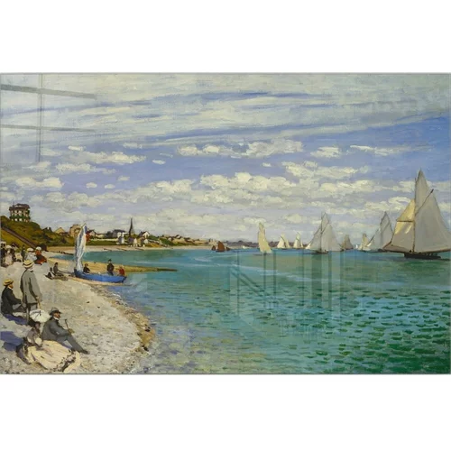 Wallity Staklena slika 100x70 cm Claude Monet -