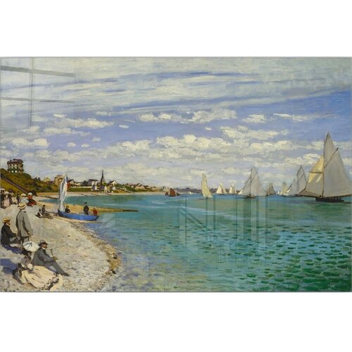 Wallity Steklena slika 100x70 cm Claude Monet &amp;ndash; Wallity Slike
