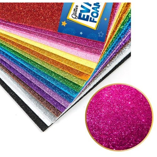  Glitter eva pena roze 1/10 milla 0956 Cene