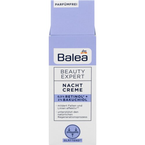 Balea BEAUTY EXPERT noćna krema - 0,3% retinol* + 2% bakuhiol 30 ml Cene
