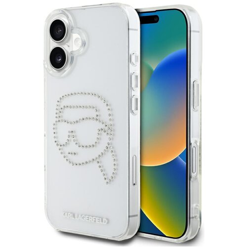 Karl Lagerfeld OVITEK IML RHINESTONES KARL HEAD ZA IPHONE 16 ZAŠČITA, (5000012491) Cene